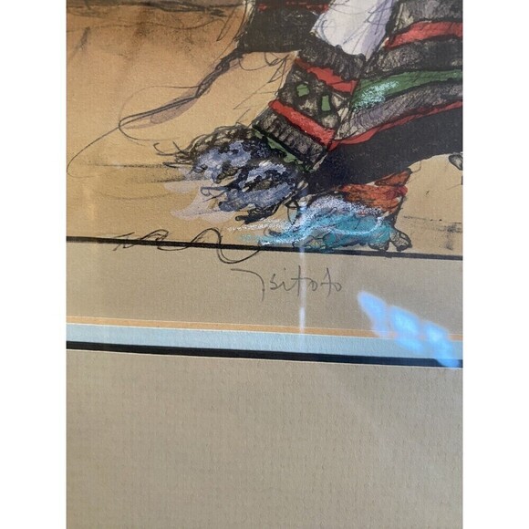 Larry Fodor TSITOTO Hand colored lithograph on paper Hand Signed 67/150 - Picture 14 of 16